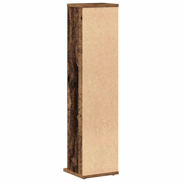 Dulap CD-uri, lemn vechi, 21x20x88 cm, lemn compozit - WALTI WALTI