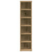 Dulap CD-uri, stejar artizanal, 21x20x88 cm, lemn prelucrat - WALTI WALTI