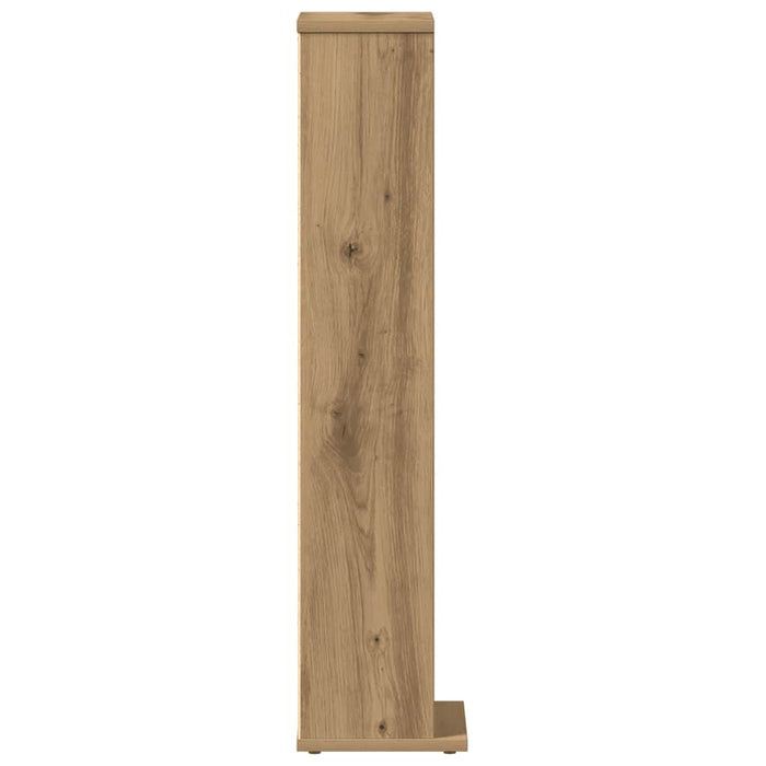 Dulap CD-uri, stejar artizanal, 21x20x88 cm, lemn prelucrat - WALTI WALTI