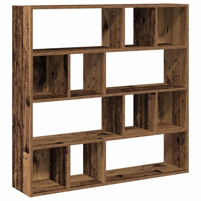 Bibliotecă/Separator de cameră, Lemn vechi, 105x24x102 cm - WALTI WALTI