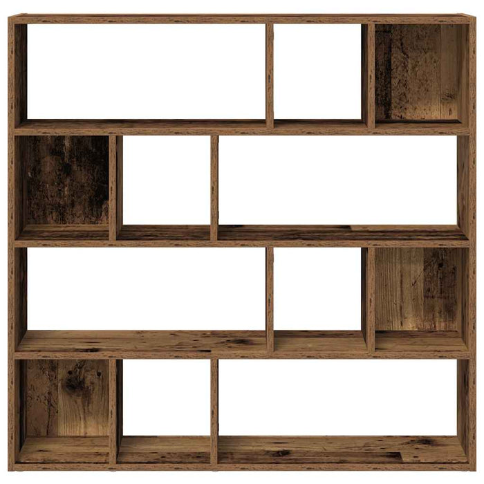 Bibliotecă/Separator de cameră, Lemn vechi, 105x24x102 cm - WALTI WALTI