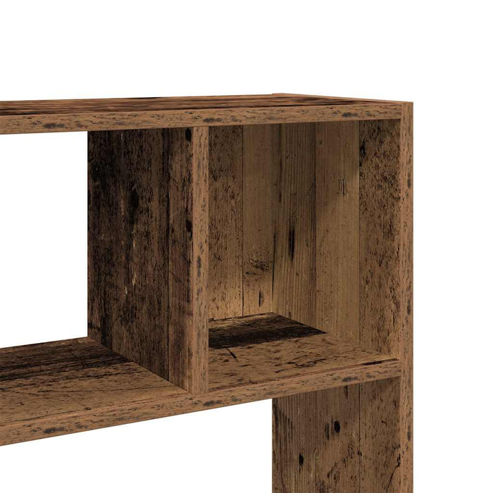 Bibliotecă/Separator de cameră, Lemn vechi, 105x24x102 cm - WALTI WALTI