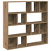 Bibliotecă/Separator de cameră, Stejar artizanal, 105x24x102 cm - WALTI WALTI
