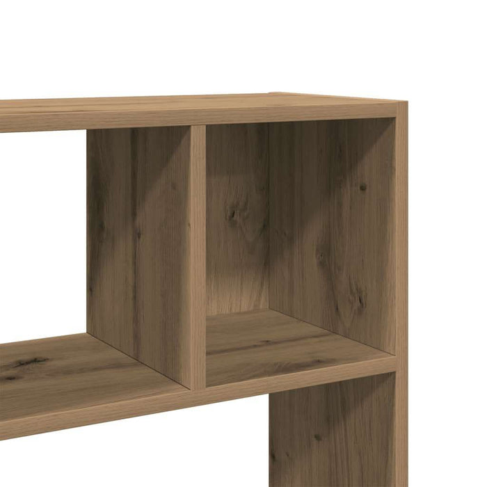 Bibliotecă/Separator de cameră, Stejar artizanal, 105x24x102 cm - WALTI WALTI