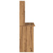 Birou cu rafturi stejar artizanal 102x45x148 cm, lemn prelucrat - WALTI WALTI
