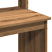 Birou cu rafturi stejar artizanal 102x45x148 cm, lemn prelucrat - WALTI WALTI