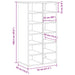 Pantofar, Lemn vechi, 54x34x100,5 cm, lemn compozit - WALTI WALTI