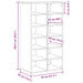 Pantofar, Stejar artizanal, 54x34x100,5 cm, lemn compozit - WALTI WALTI