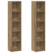Dulap CD 2 buc. stejar artizanal 21x16x93,5 cm lemn prelucrat - WALTI WALTI