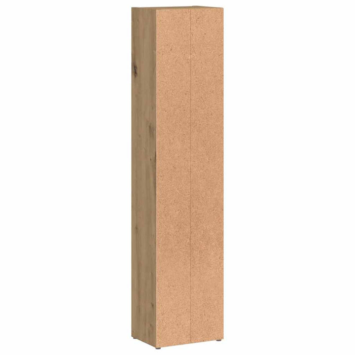 Dulap CD 2 buc. stejar artizanal 21x16x93,5 cm lemn prelucrat - WALTI WALTI