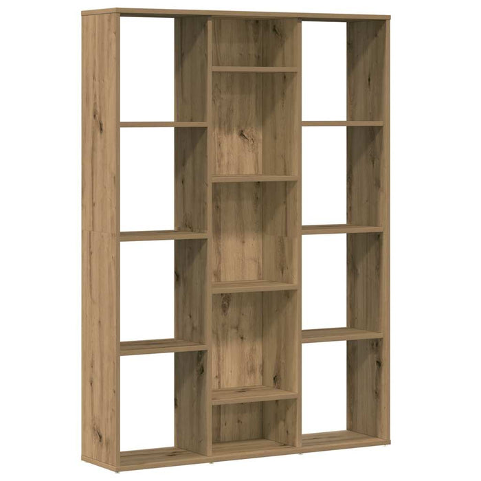 Separator cameră/Bibliotecă, Stejar artizanal 100x24x140 cm PAL - WALTI WALTI