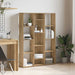 Separator cameră/Bibliotecă, Stejar artizanal 100x24x140 cm PAL - WALTI WALTI