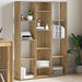 Separator cameră/Bibliotecă, Stejar artizanal 100x24x140 cm PAL - WALTI WALTI