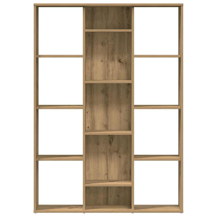 Separator cameră/Bibliotecă, Stejar artizanal 100x24x140 cm PAL - WALTI WALTI