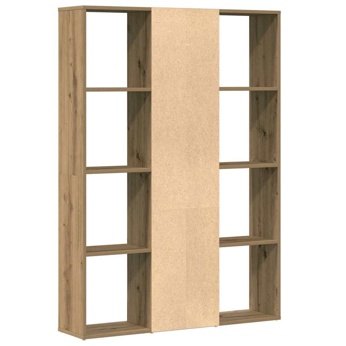 Separator cameră/Bibliotecă, Stejar artizanal 100x24x140 cm PAL - WALTI WALTI