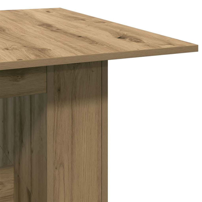 Masă de bucătărie, Stejar artizanal 180x90x76 cm lemn prelucrat - WALTI WALTI
