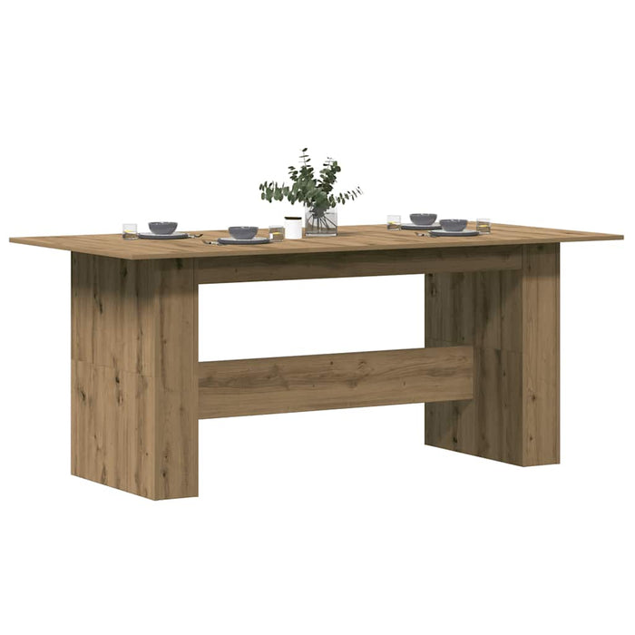Masă de bucătărie, Stejar artizanal 180x90x76 cm lemn prelucrat - WALTI WALTI