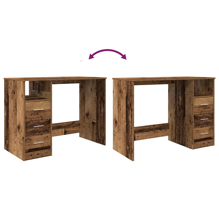 Birou, lemn vechi, 102x76x50 cm, lemn prelucrat - WALTI WALTI