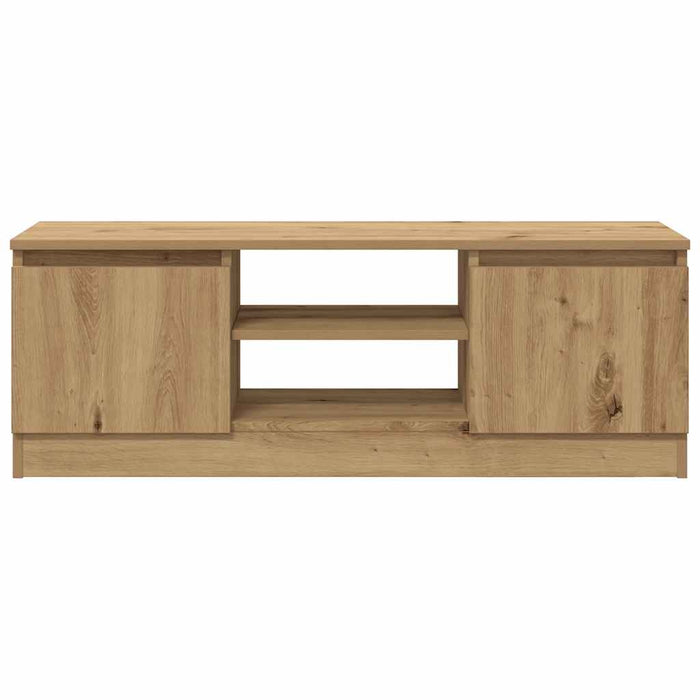 Dulap TV, stejar artizanal, 102x30x36 cm, lemn prelucrat - WALTI WALTI