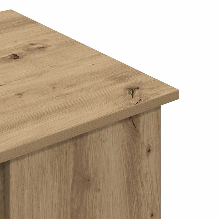 Birou, stejar artizanal, 100x55x75 cm, lemn prelucrat - WALTI WALTI