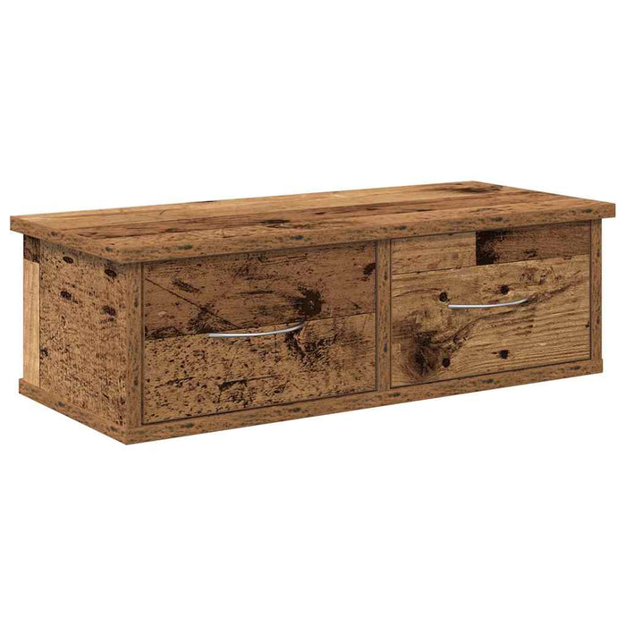Dulap de perete, lemn învechit, 60x26x18,5 cm, lemn prelucrat - WALTI WALTI