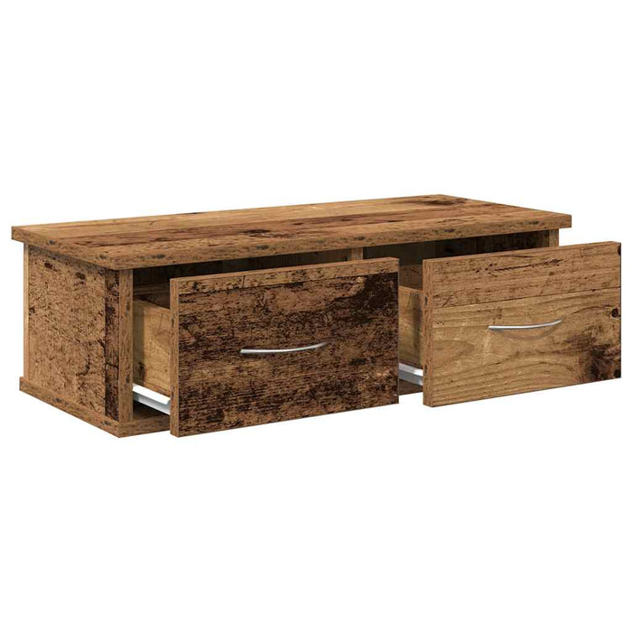 Dulap de perete, lemn învechit, 60x26x18,5 cm, lemn prelucrat - WALTI WALTI