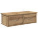 Dulap de perete, Stejar artizanal, 60x26x18,5 cm, lemn compozit - WALTI WALTI