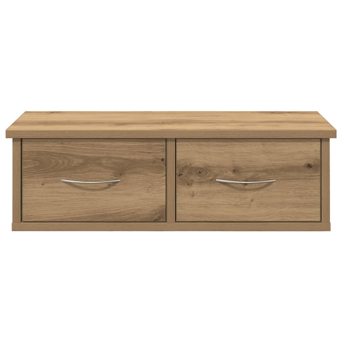 Dulap de perete, Stejar artizanal, 60x26x18,5 cm, lemn compozit - WALTI WALTI
