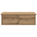 Dulap de perete, Stejar artizanal, 60x26x18,5 cm, lemn compozit - WALTI WALTI