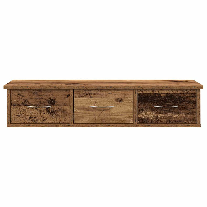 Dulap de perete, lemn învechit, 88x26x18,5 cm, lemn prelucrat - WALTI WALTI