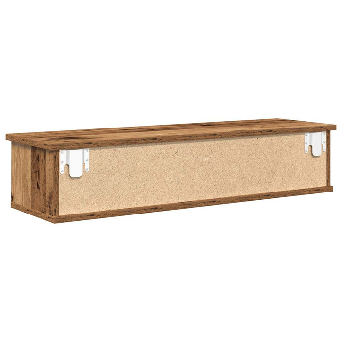 Dulap de perete, lemn învechit, 88x26x18,5 cm, lemn prelucrat - WALTI WALTI