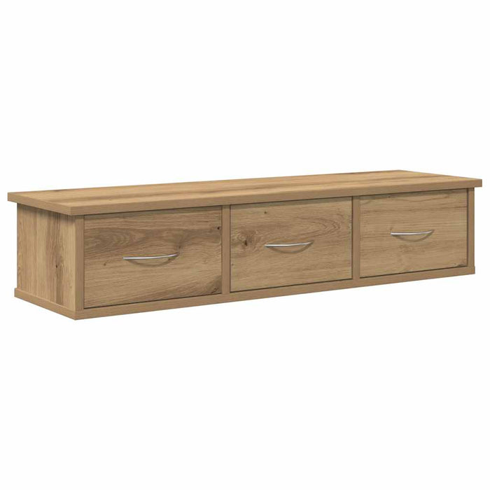 Dulap de perete, stejar artizanal, 88x26x18,5cm, lemn prelucrat - WALTI WALTI