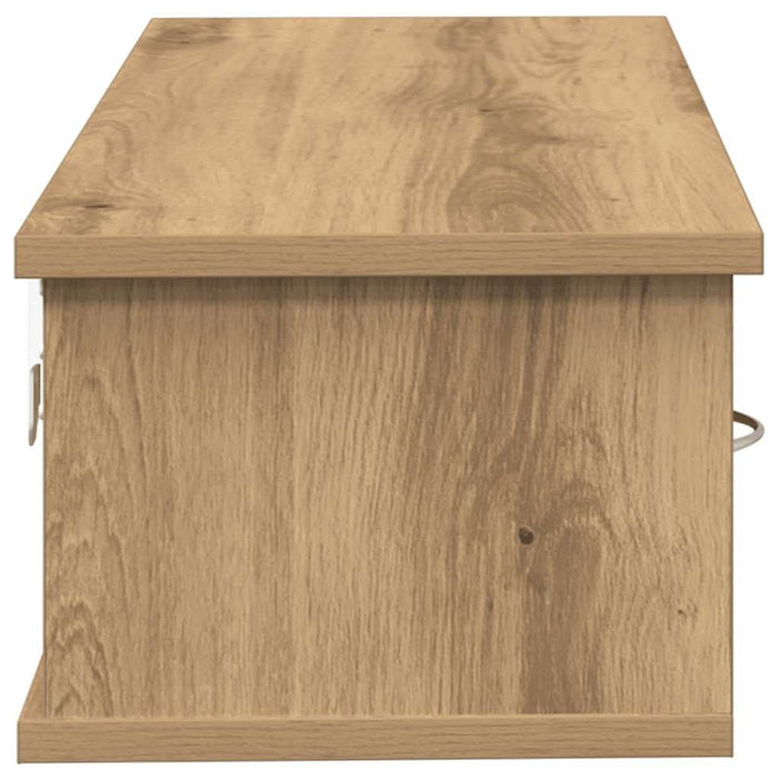 Dulap de perete, stejar artizanal, 88x26x18,5cm, lemn prelucrat - WALTI WALTI