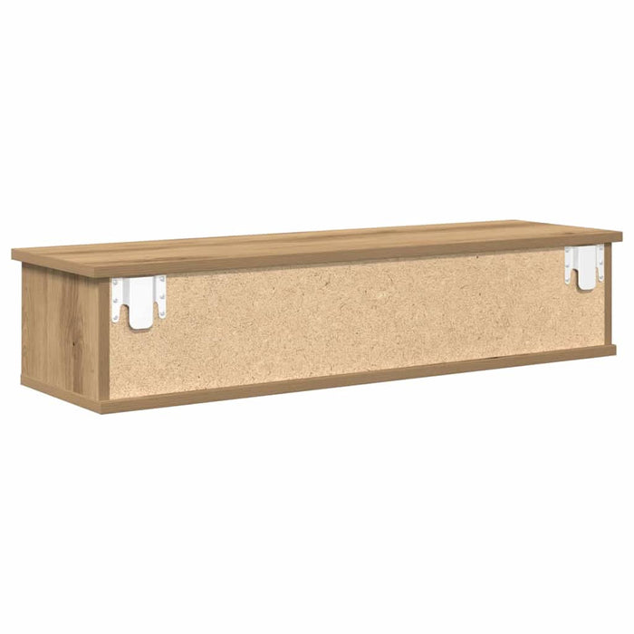 Dulap de perete, stejar artizanal, 88x26x18,5cm, lemn prelucrat - WALTI WALTI