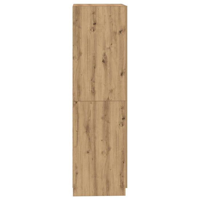 Șifonier, stejar artizanal, 80x52x180 cm, lemn prelucrat - WALTI WALTI