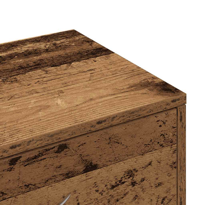 Servantă cu 6 sertare, Lemn vechi, 50 x 34 x 96 cm, PAL - WALTI WALTI
