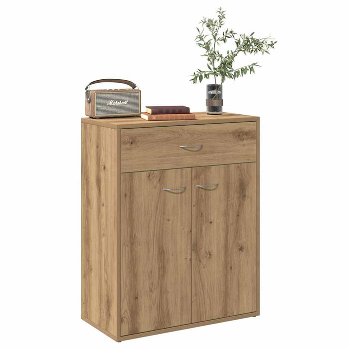 Dulap, stejar artizanal, 60x30x75 cm, lemn prelucrat - WALTI WALTI