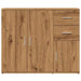 Dulap, stejar artizanal, 91x29,5x75 cm, lemn prelucrat - WALTI WALTI