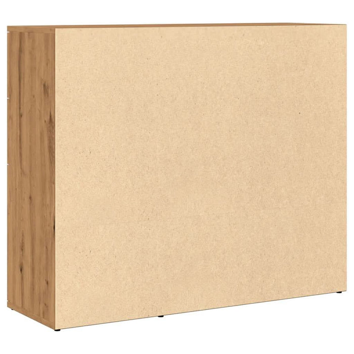 Dulap, stejar artizanal, 91x29,5x75 cm, lemn prelucrat - WALTI WALTI