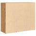 Dulap, stejar artizanal, 91x29,5x75 cm, lemn prelucrat - WALTI WALTI