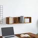 Raft de perete CD-uri, lemn vechi, 75x18x18 cm, lemn prelucrat - WALTI WALTI