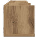 Raft perete CD-uri stejar artizanal 75x18x18 cm lemn prelucrat - WALTI WALTI