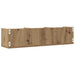 Raft perete CD-uri stejar artizanal 75x18x18 cm lemn prelucrat - WALTI WALTI