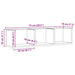Raft perete CD-uri stejar artizanal 75x18x18 cm lemn prelucrat - WALTI WALTI