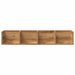 Raft perete CD-uri stejar artizanal 100x18x18 cm lemn prelucrat - WALTI WALTI