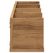 Raft perete CD-uri stejar artizanal 100x18x18 cm lemn prelucrat - WALTI WALTI