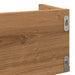 Raft perete CD-uri stejar artizanal 100x18x18 cm lemn prelucrat - WALTI WALTI