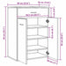 Pantofar, stejar artizanal, 60x35x84 cm lemn prelucrat - WALTI WALTI