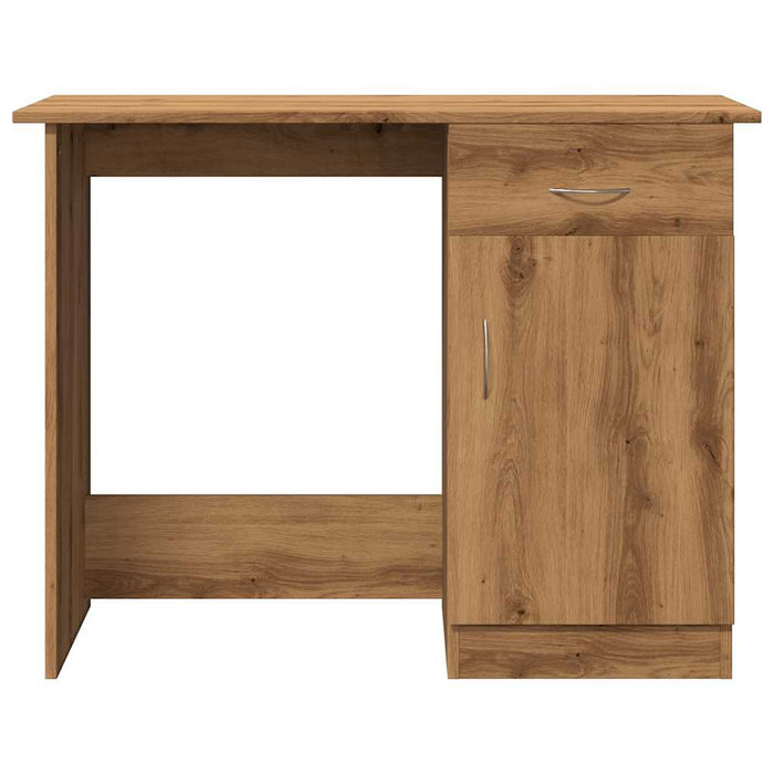 Birou, stejar artizanal, 100x50x76 cm, lemn prelucrat - WALTI WALTI
