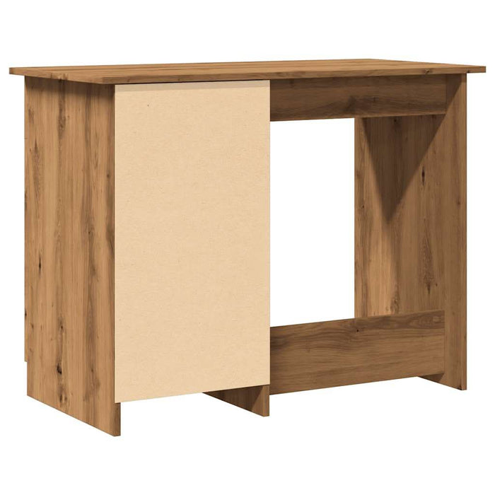 Birou, stejar artizanal, 100x50x76 cm, lemn prelucrat - WALTI WALTI